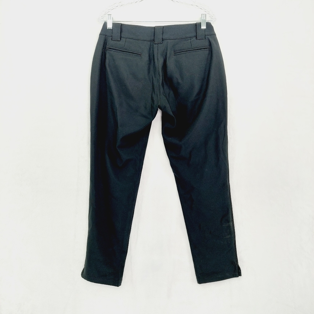 Oakley Black Business Casual Slash Pockets Zip Up Belt Loops Comfy Trousers P496 - Picture 4 of 7